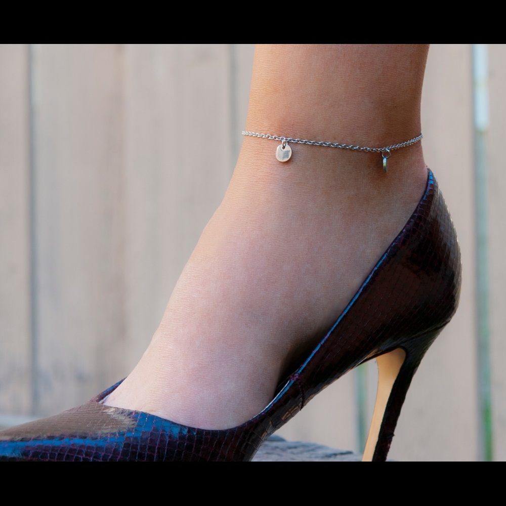 Sterling silver anklet